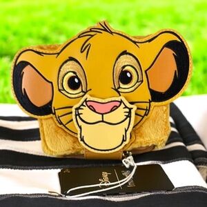 Loungefly The Lion King Exclusive 30th Anniversary Simba Plush Flap Wall…